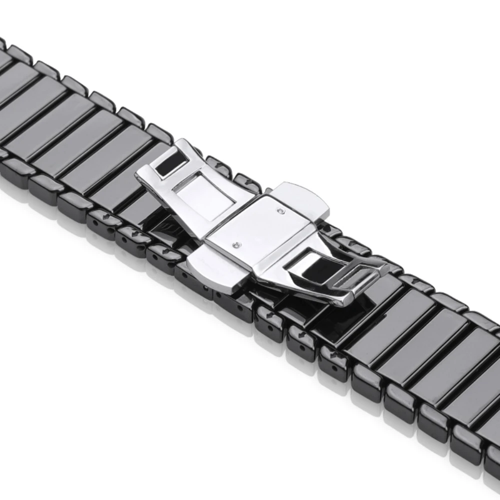 Ceramic Strap for Apple Watch Band Ultra 876543SE Replacement Bracelet Wristband for iWatch Series 49mm 45mm 44mm 42mm 41mm 40mm