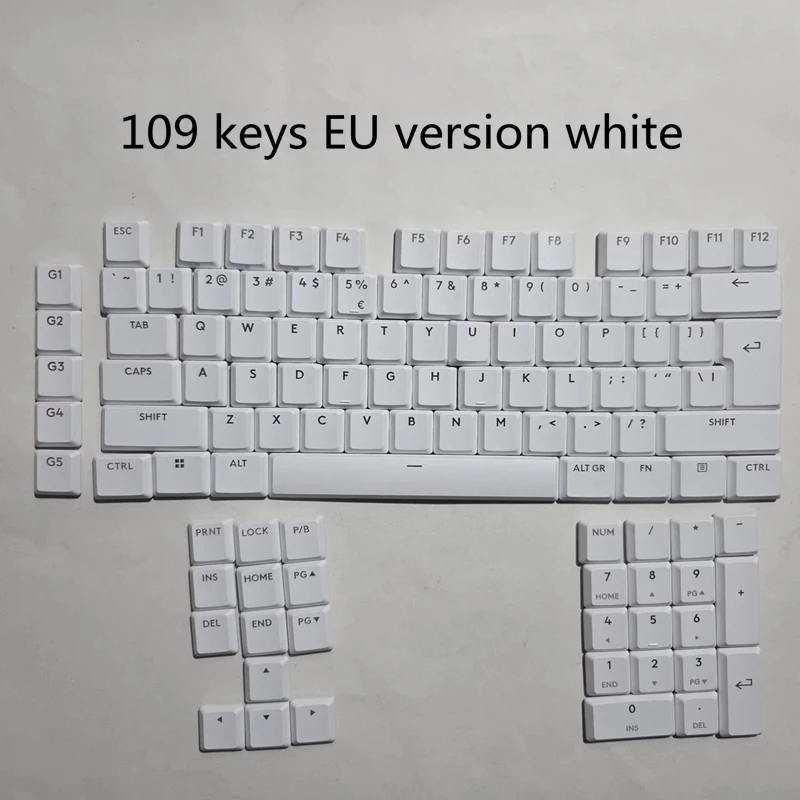 Колпачки для клавиш PBT с подсветкой, немецкие DN, французские, испанские, JP KR Italion для Logitech G515G915XG915 X LIGHTSPEED TKL, колпачки для клавиш (art.: 3920d4379daea) - 3920d4379daea