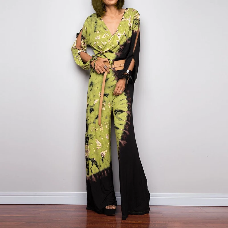 

2021 Newly Women Ladies Long Sleeve Printing Romper Jumpsuit Female Autumn Clothes Party Playsuit Jumpsuit Outfit