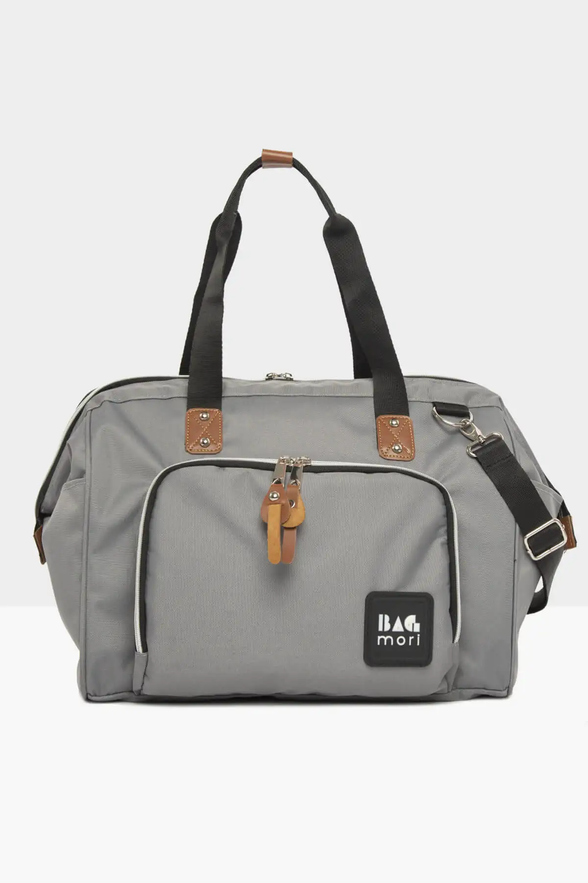 Gray Askılı Mother Baby Care Bag M000002154 Stylish Luxury Baby Diaper Bag