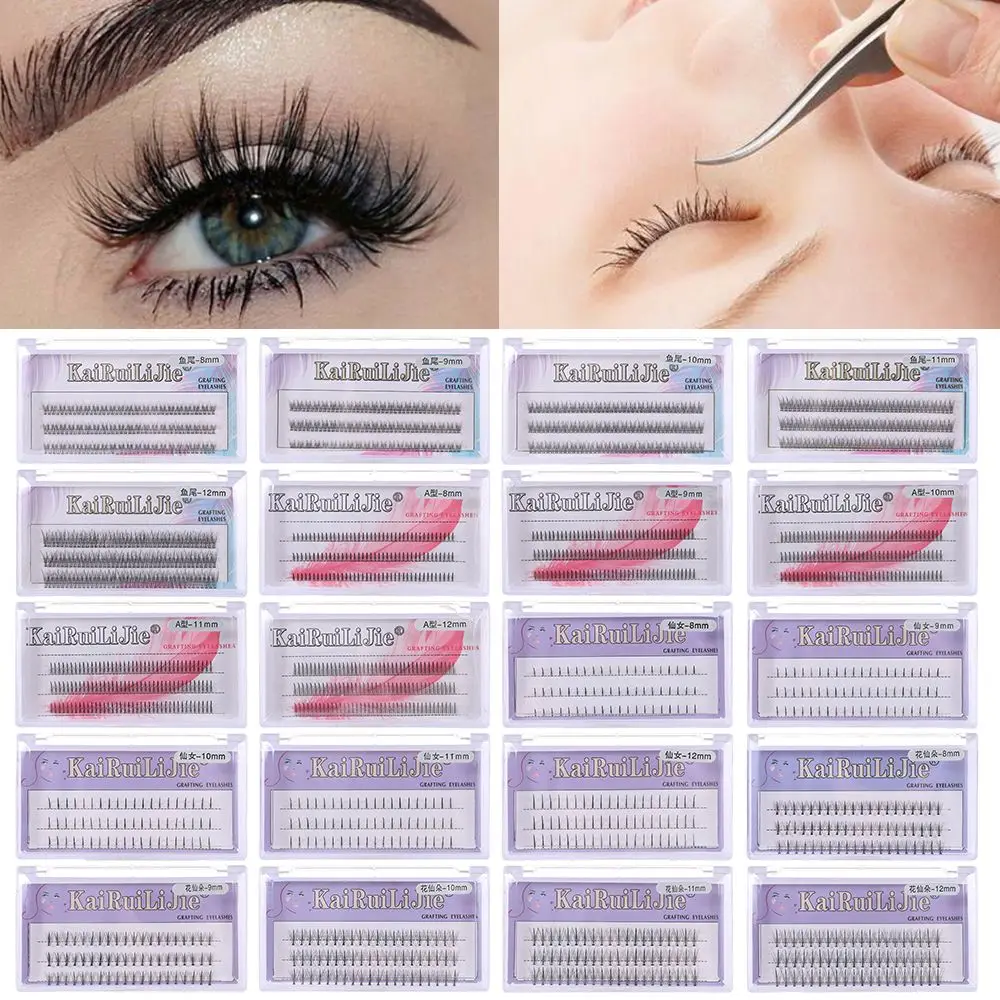 

Needed Long Lasting Salon &Home Use DIY Self-grafting Individual Eyelashes Cluster Eyelash Extension Natural Long