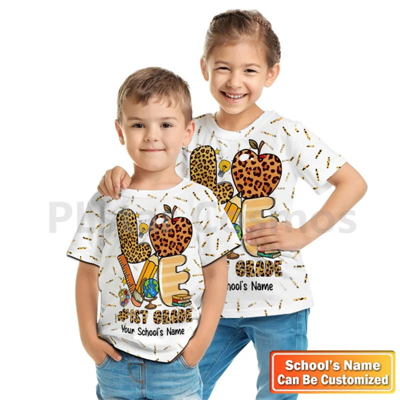 

Daddy And Daughter Always Heart To Heart 3D Kid T-Shirt 3d Printed Tops Kids Boy For Girl T Shirt Cosplay Clothing