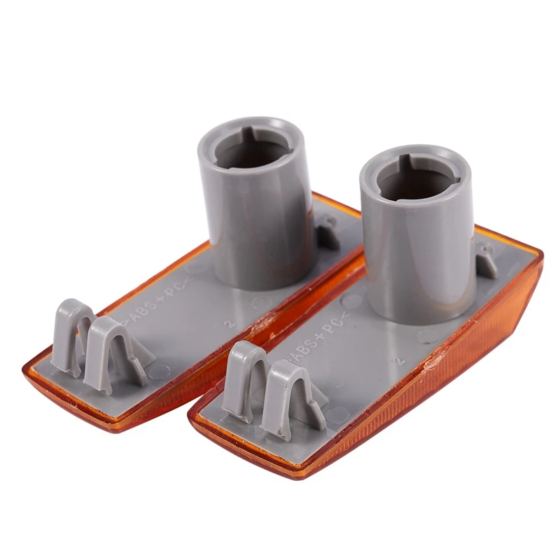 

20Pcs Car Fender Turn Signal Light Indicator Repeater Lamp Cover Yellow For Mercedes Benz W124 R129 W140 W202 W201