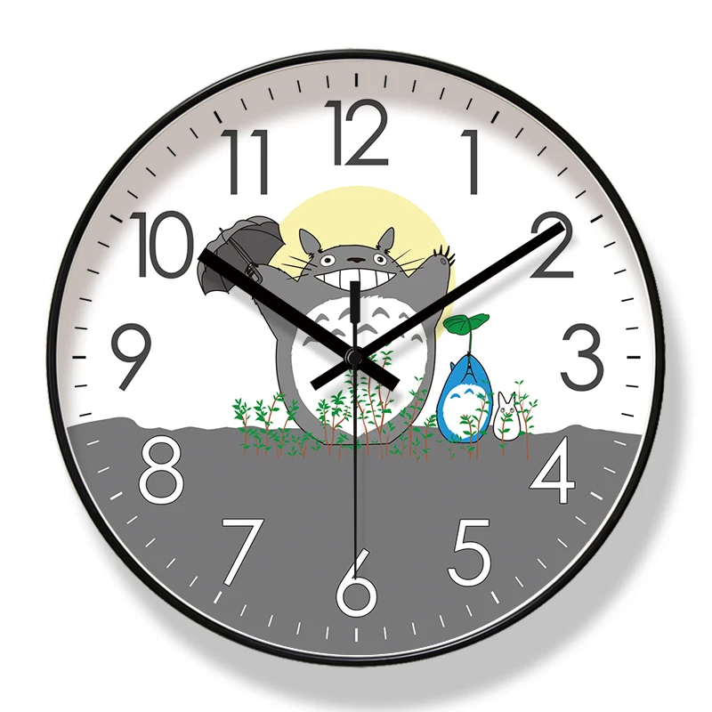 

Totoro Anime Wall Clock Kids Children Bedroom Bedside Clocks Cartoon Table Clock Home Decoration sveglia da comodino