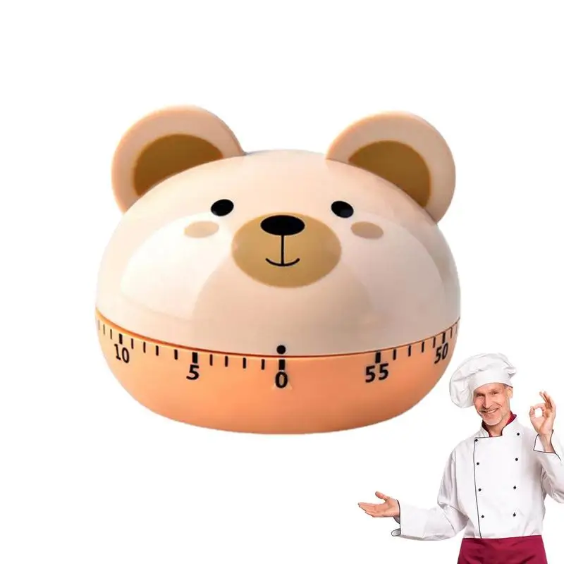 

60 Minute Wind Up Timer 60 Minutes Mechanical Timer Clock Wind Up Egg Timer Cooking Timer Home Decor For Cooking/Reading/Sports