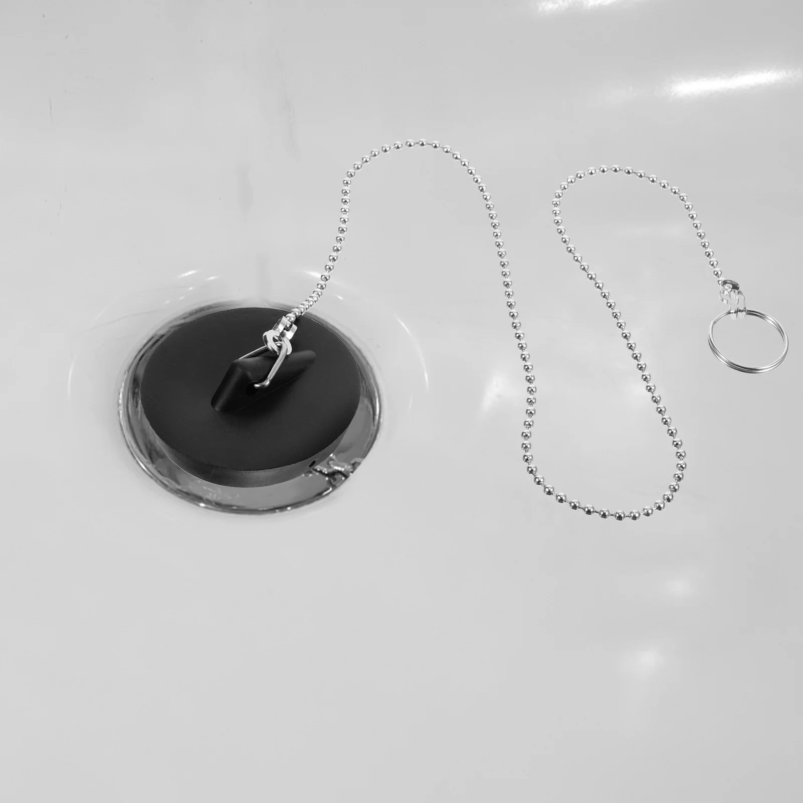 Резиновая пробка для воды раковина аксессуары ванной комнаты металлическая цепь