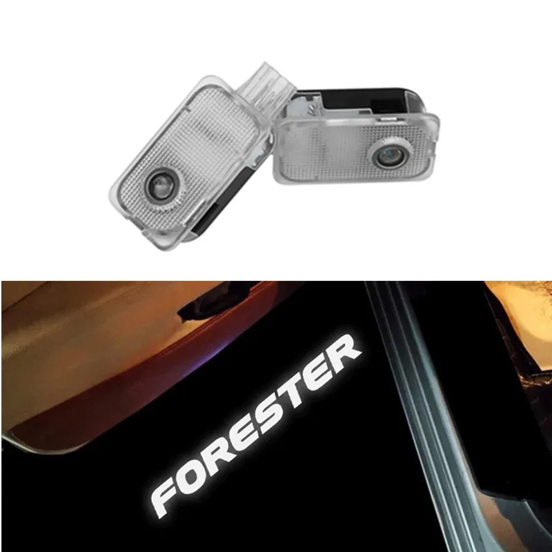 

2Pcs For Subaru Forester SK SJ 2013-2020 2021 STI LED Car Door Welcome Laser Projector Logo Ghost Shadow Night Light Accessories