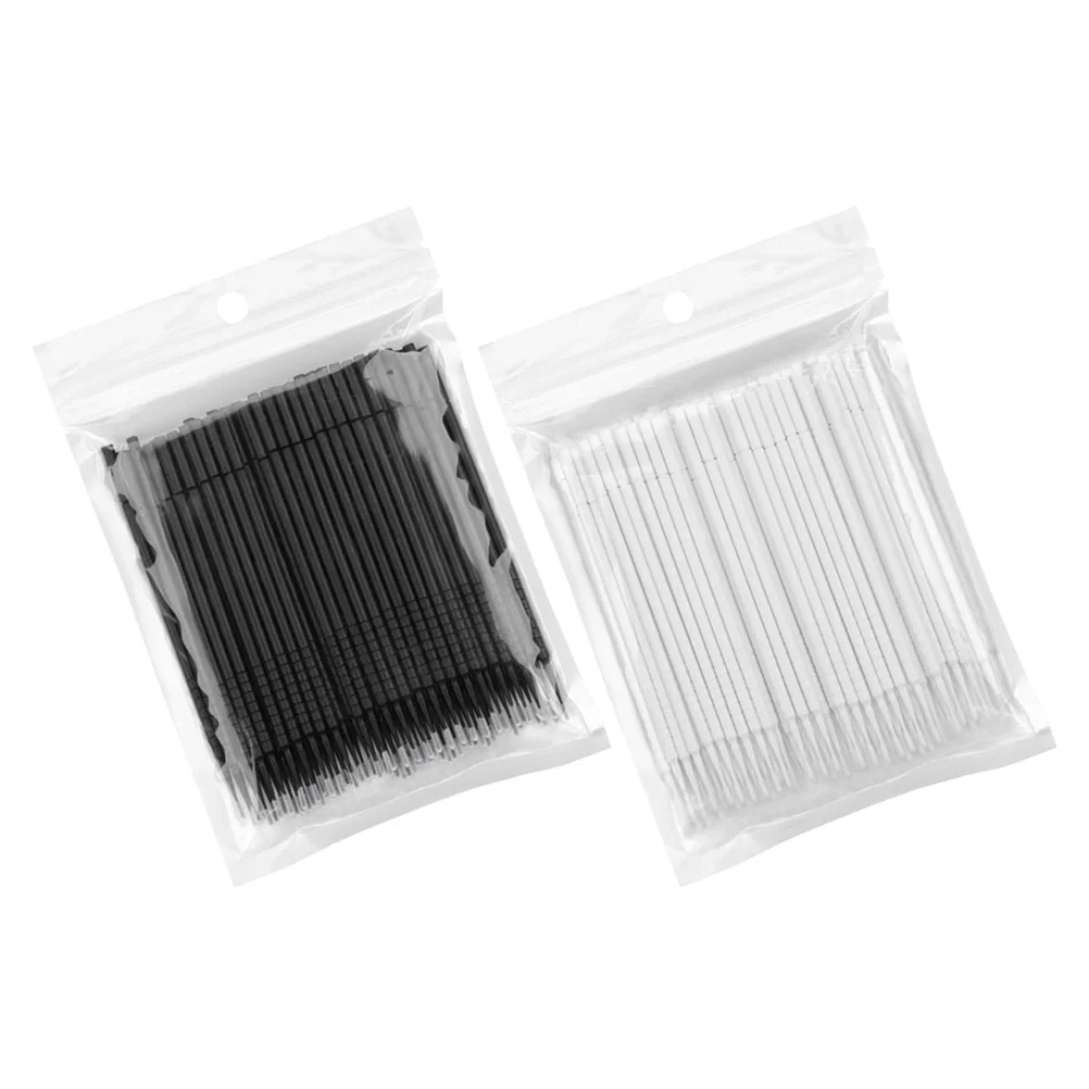 

200pcs Convenient Eyelash Brushes Small Makeup Removal Cleaning Brushes