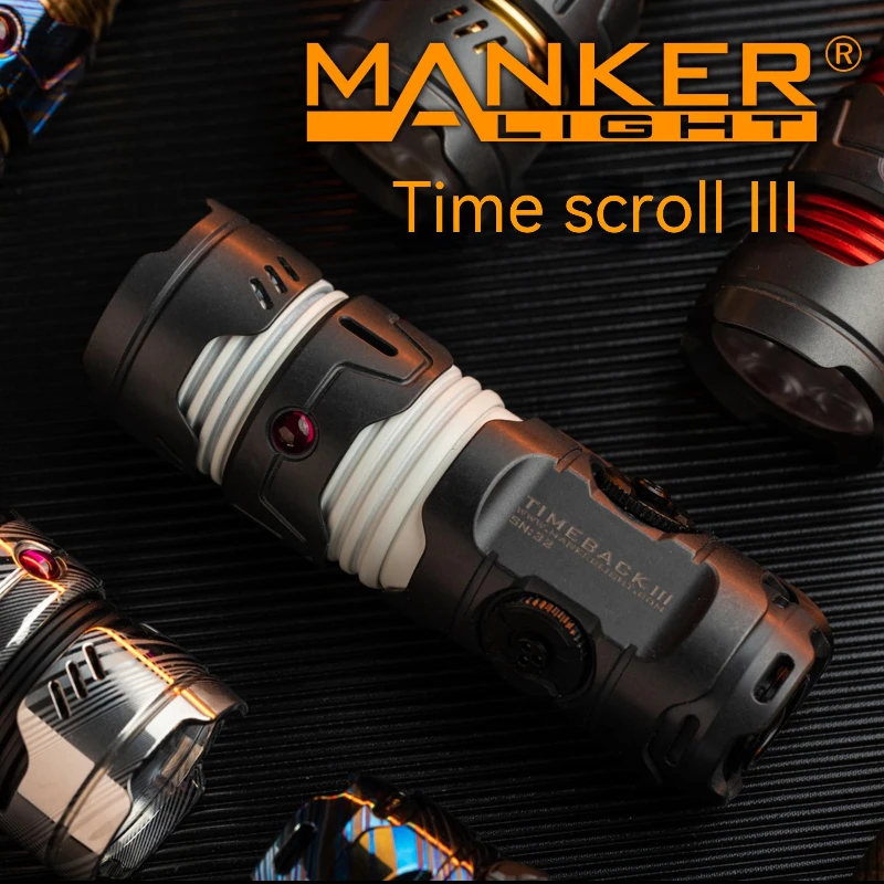 WANWU Manke Time Scroll 3 Generations To Play with Gyro Portable Small Flashlight Emergency Lighting LED Lights EDC enlarge