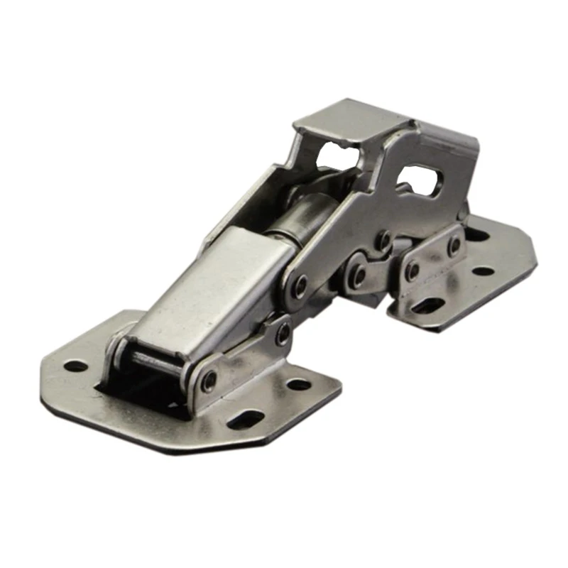 

Satin Door Hinge Self Closing Hardware Adjustable Stainless Spring Hinge for Kitchen Cabinet Corner Hardware Replacement