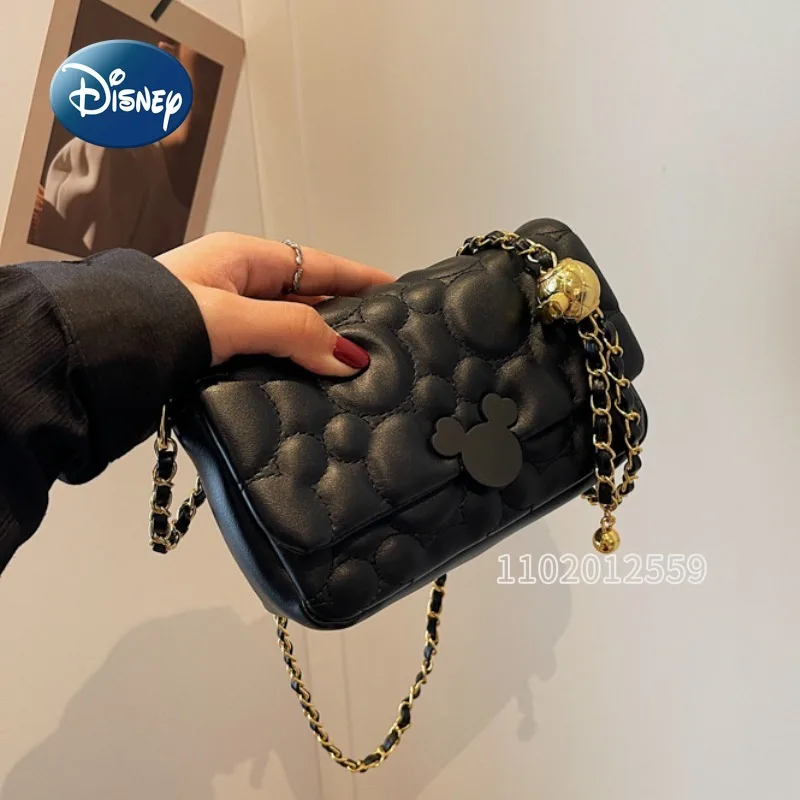 

Disney Mickey New Mini Women's Bag Luxury Brand Fashion Women's One Shoulder Oblique Bag Cartoon Cute One Shoulder Bag