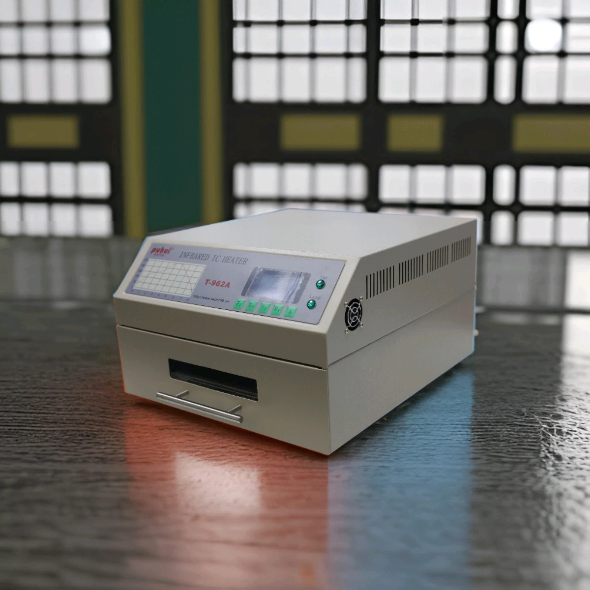 Новая версия PUHUI T-962A Инфракрасный IC-нагреватель T962A Настольная печь для