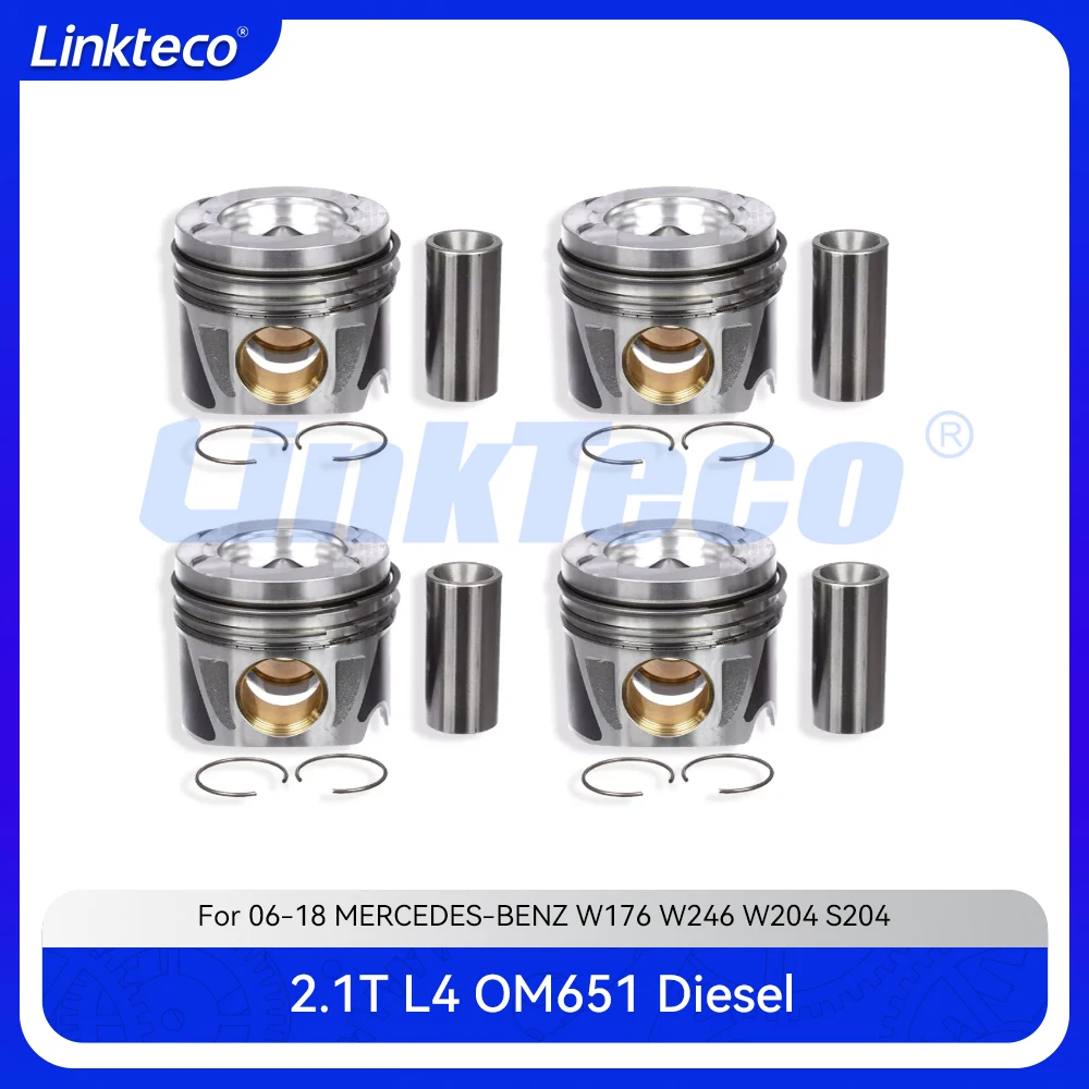 Поршень двигателя с кольцами STD 0 5 для дизельного 2 L T OM651 MERCEDES-BENZ E300 S250 SPRINTER VIANO VITO CDI