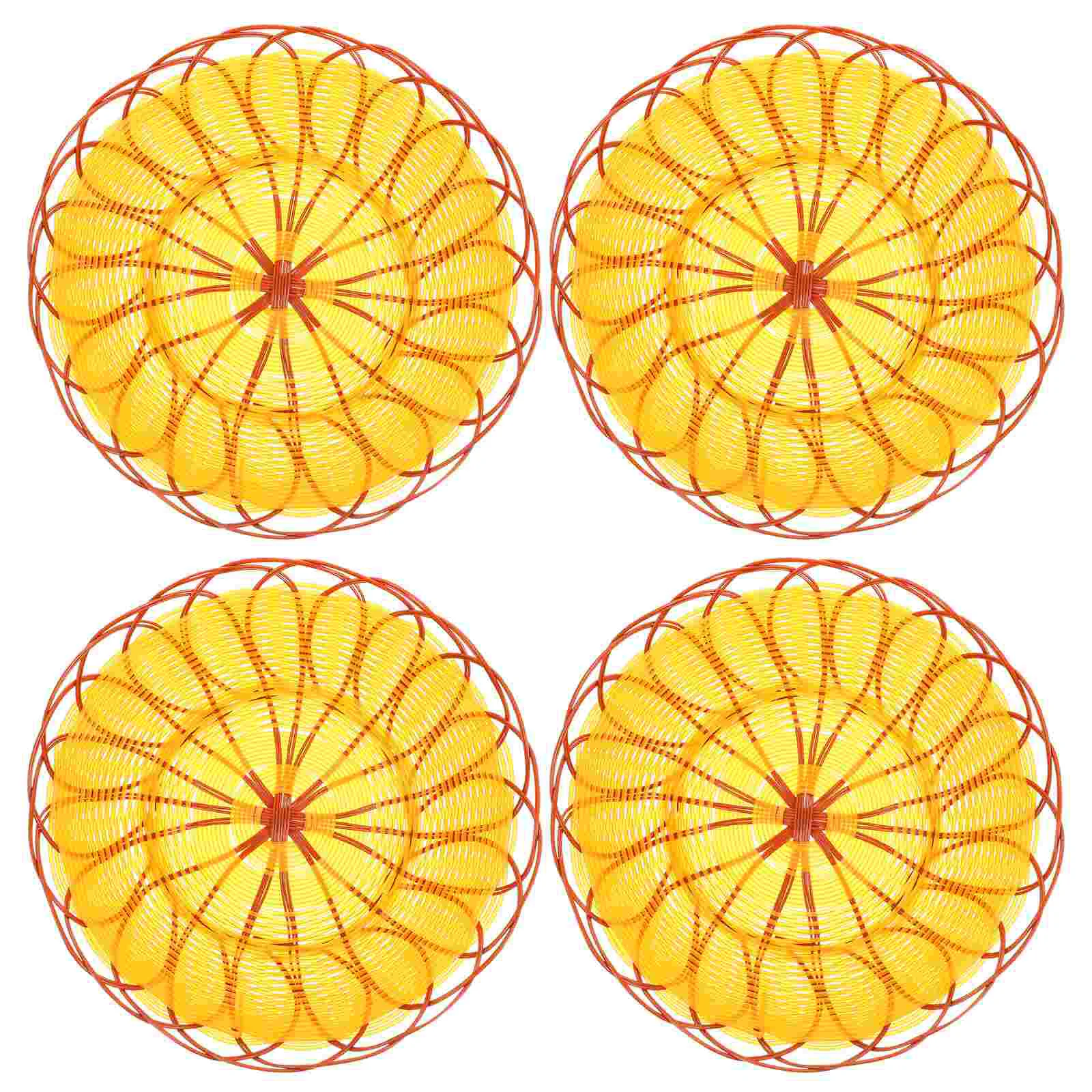 

Плетеная корзина из ротанга для фруктов, Сервировочные корзины для хлеба, рыбы, овощей, тарелка для хранения, маленькая круглая тарелка для ...