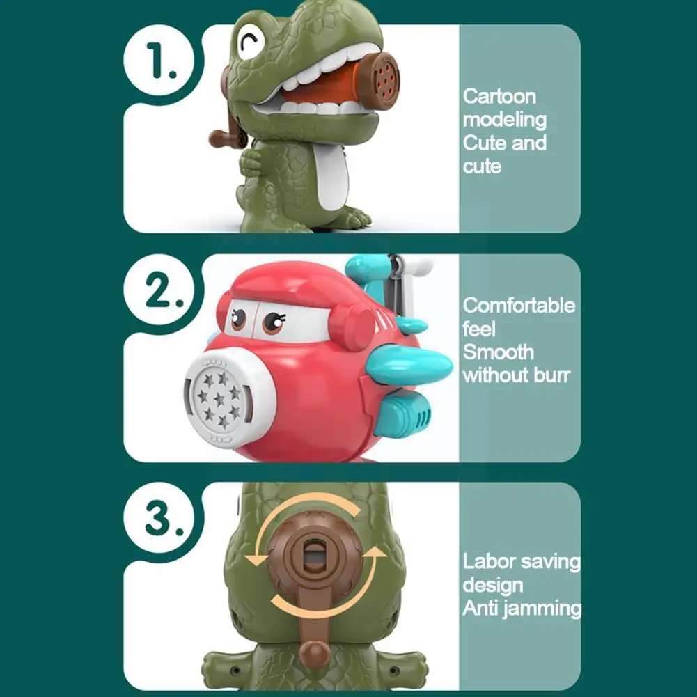 

Non-toxic Colorful Plasticine Mold Diy Clay Home Early Toys Cartoon Educational Machine Noodle Clay Model Toy U9m2