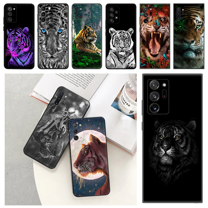 

Silicone Phone Case for Samsung M54 A24 S8 M30S M11 M21 M31 M01 M51 M32 M12 M04 M62 M22 M52 M23 M33 M53 M13 Tiger Animal Cover