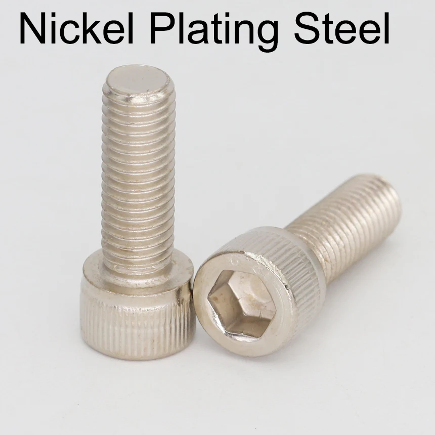 

Черный болт М7 с шестигранной головкой 12-60 мм