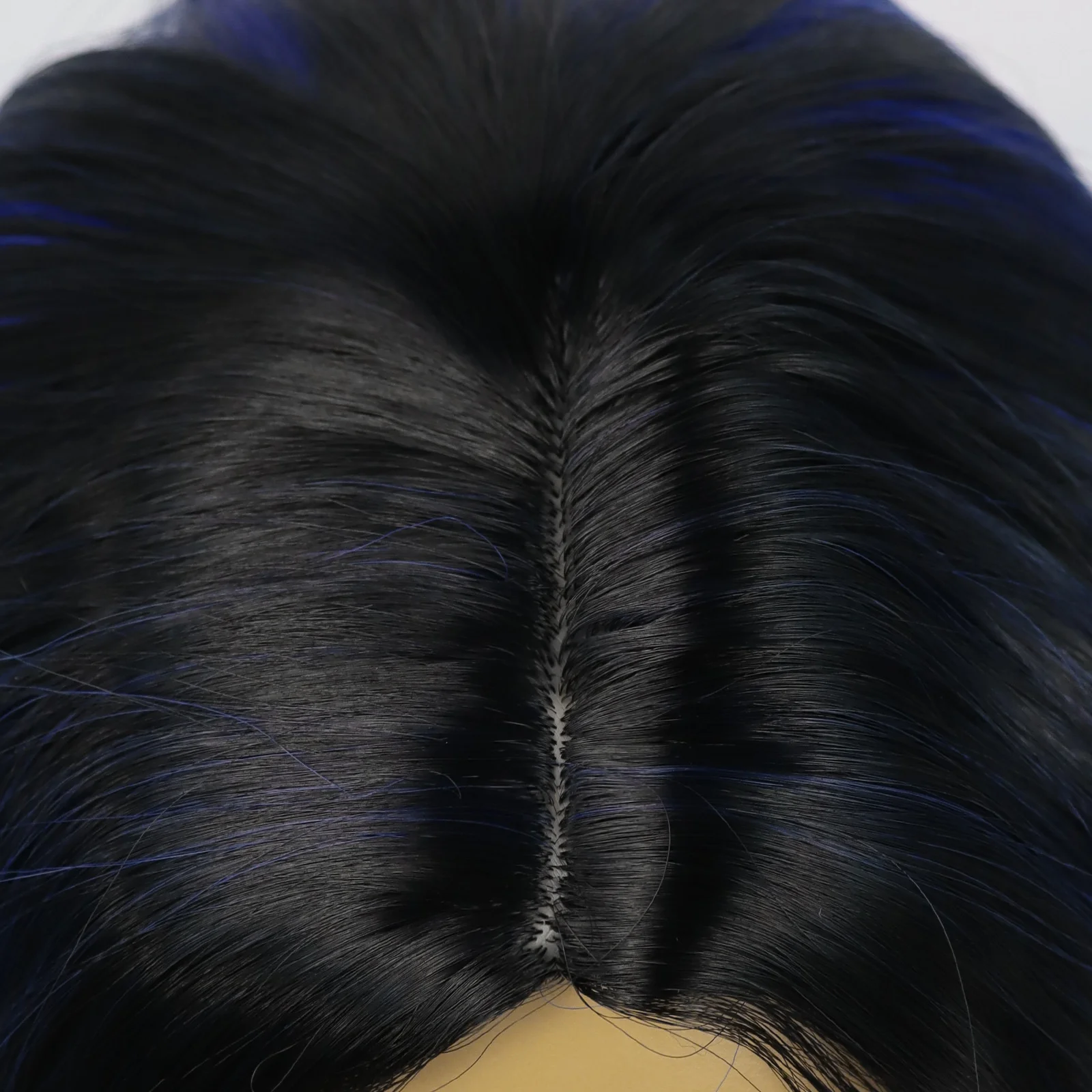 Парик для косплея Evie синий длинный волнистый парик стиль термостойких