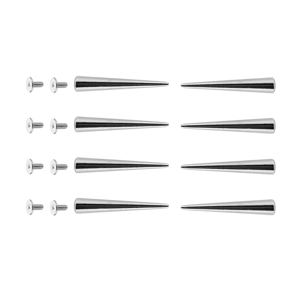 

Spikes Studs Punk Rivets Cone Screw Diy Stud Bullet Rivet Metal Clothing Spike Claw Accessories Craft Screwback Leathercraft