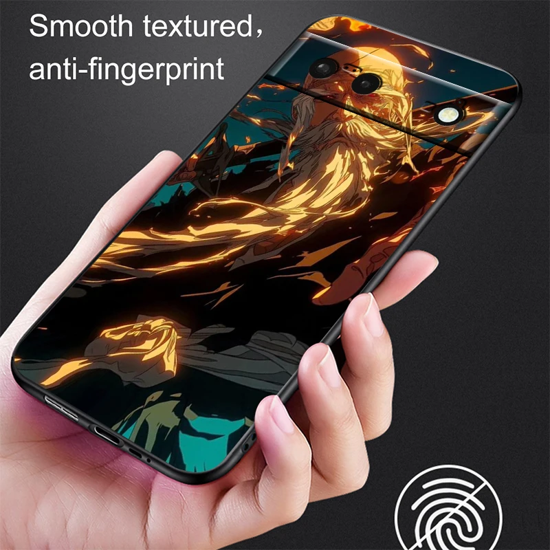 Аниме классное искусство B-отбеливатель для Google Pixel 9 8 7A 7 6A 6 5A 5 4 4A XL искусственная