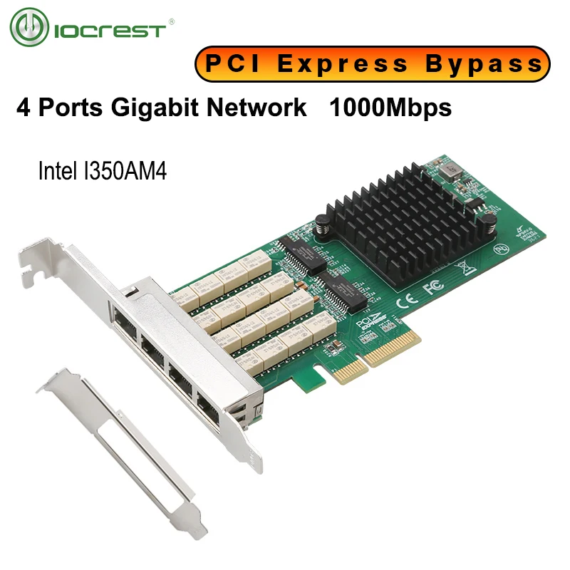 

Адаптер сетевой Gigabit Ethernet RJ45, 4 порта, 1000 Мбит/с