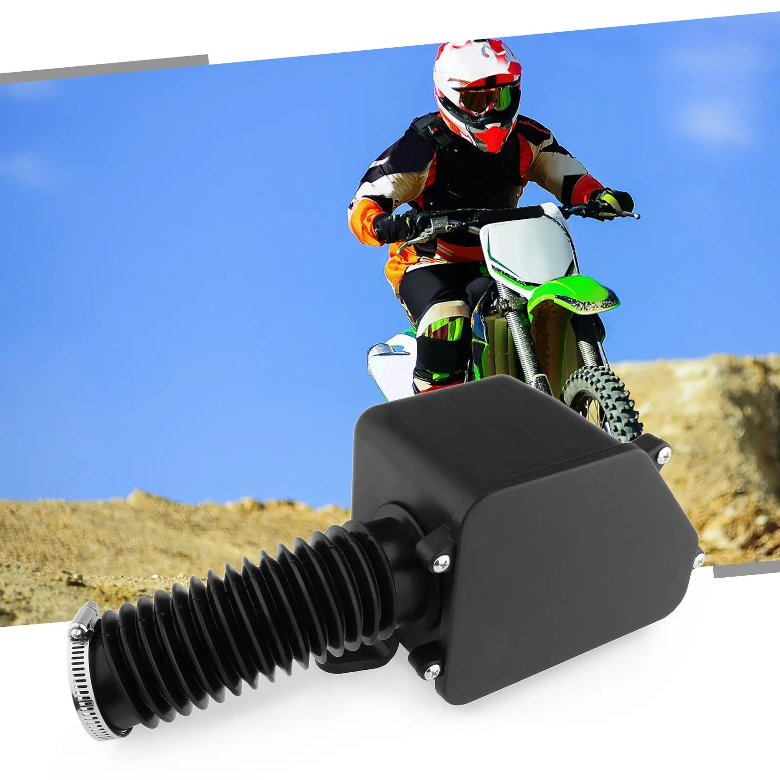 Коробка фильтра воздухоочистителя 42 мм для двигателя GY6 150 157QMJ 150cc квадроцикла