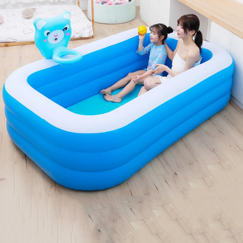 Big Size Inflatable Pool Kids Water Game Children Cartoon Reusable Swimming Tub Portable Summer Playa Accesorio Bathtub Product