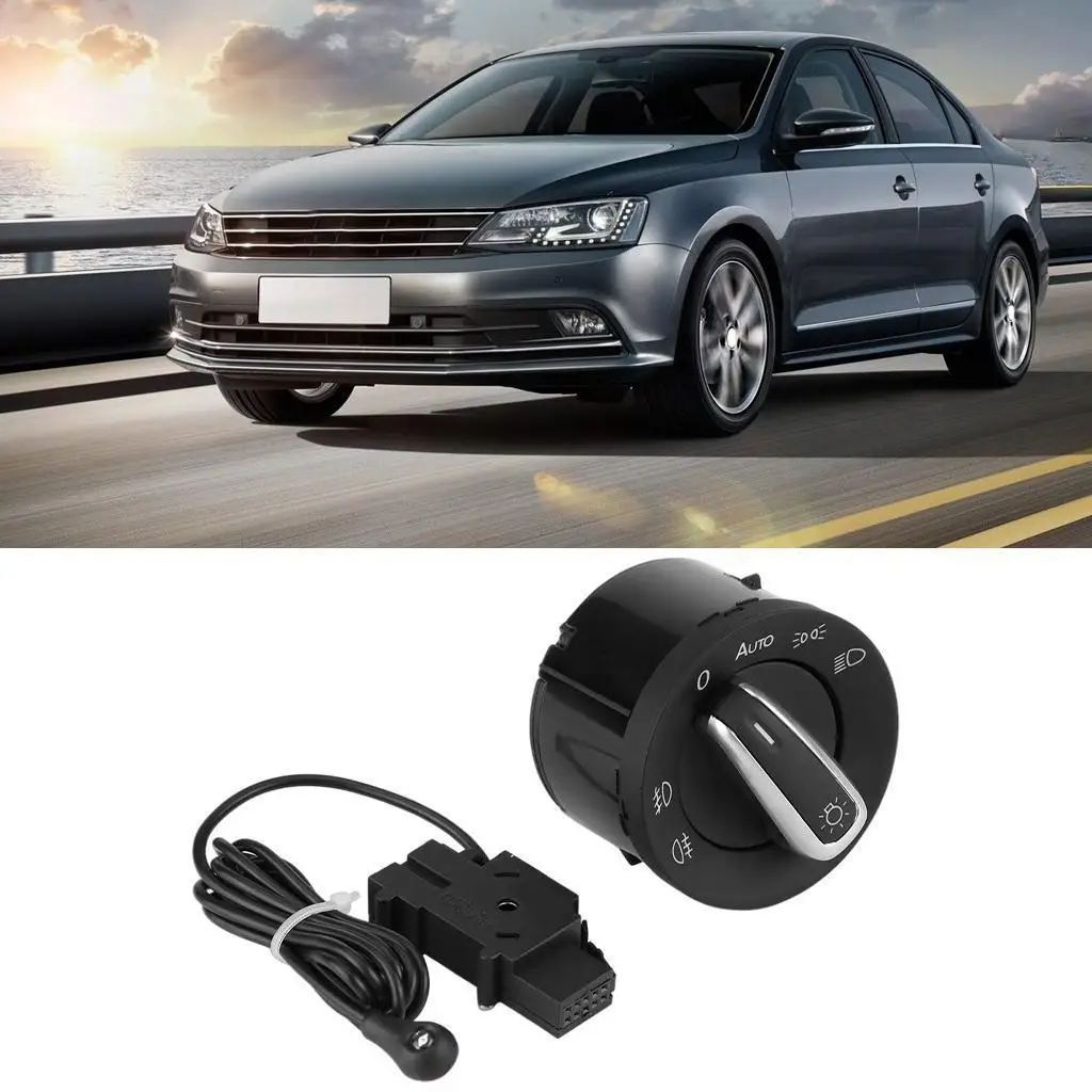 

Car Auto Headlight Fog Light Switch 5ND941431B Replaces for VW Golf MK6 Tiguan