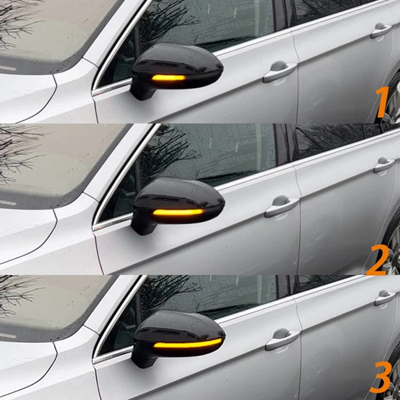 Для VW Passat Arteon 2015 2016 2017 2018 2019 2 шт. автомобильный динамический фонарь поворота для