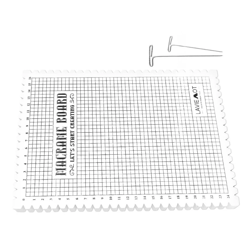 KX4B портативная доска для макраме легкий пенопластовый коврик с набором игл