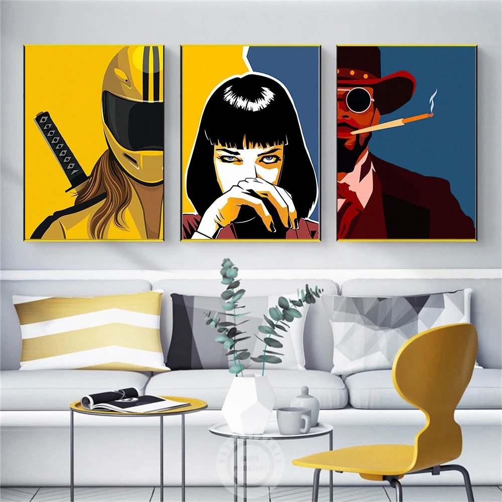 Криминальная Художественная печать Убить Билла классические известные фильмы