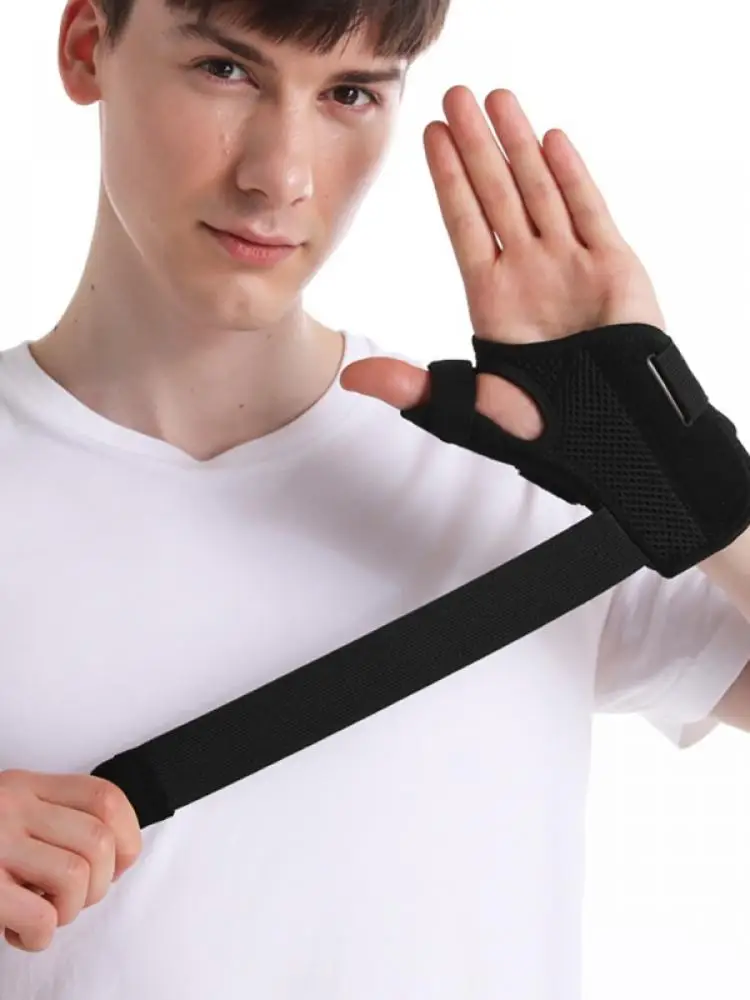 

1 Piece Wrist Protector Thumb Wrist Strap Holder Wrap Carpal Tunnel Arthritis Tendonitis Sprain Finger Support Bandage