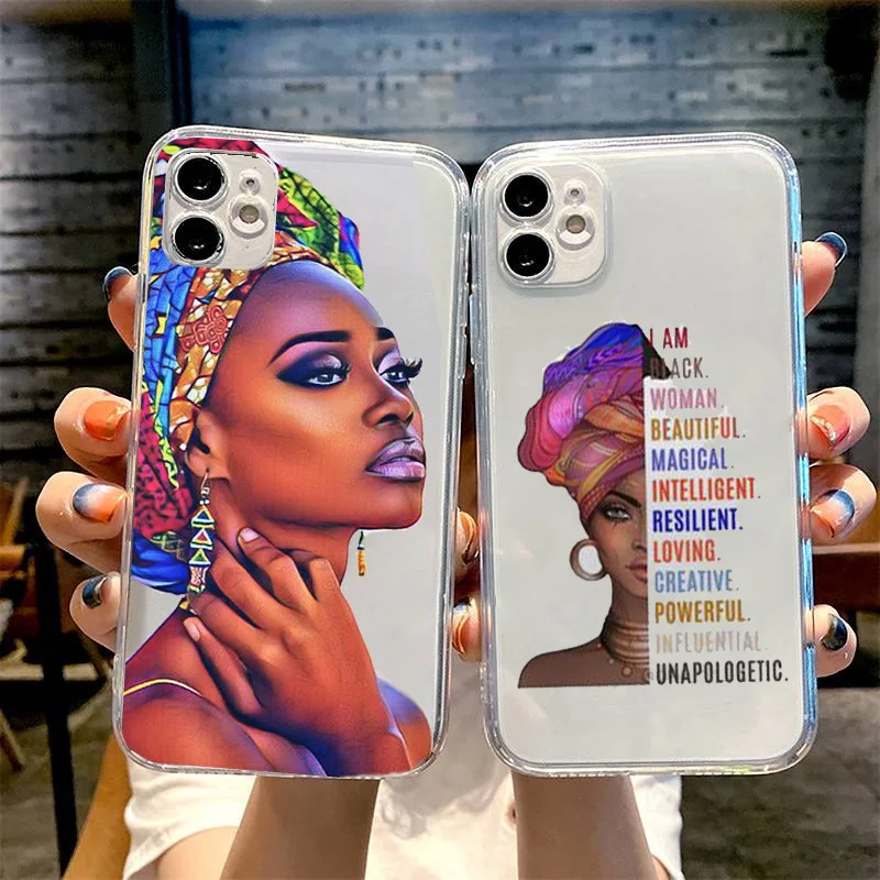 Мультяшный женский чехол для телефона из Южной Африки iPhone 12 11 13 Pro Max Mini 11Pro XR X XS MAX 7