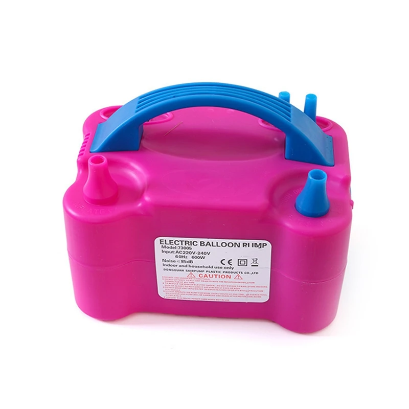 Электрический насос для надувания воздушных шаров с двумя отверстиями