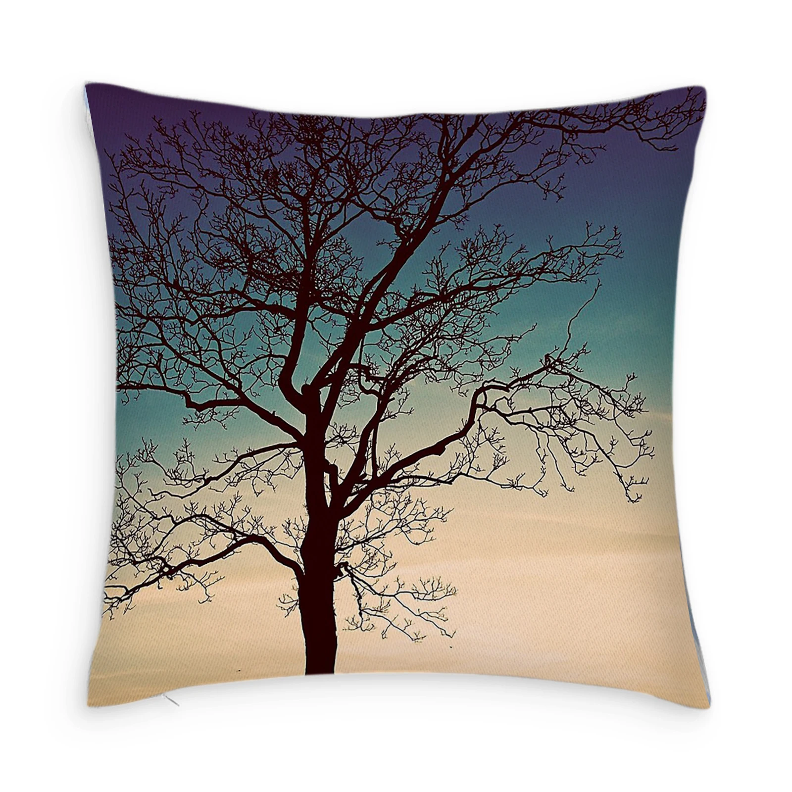 

Withered Tree Customize Pillow Case Modern Home Cushion Cover 45*45cm Decorative Pillowcases for Sofa Throw Pillowslip