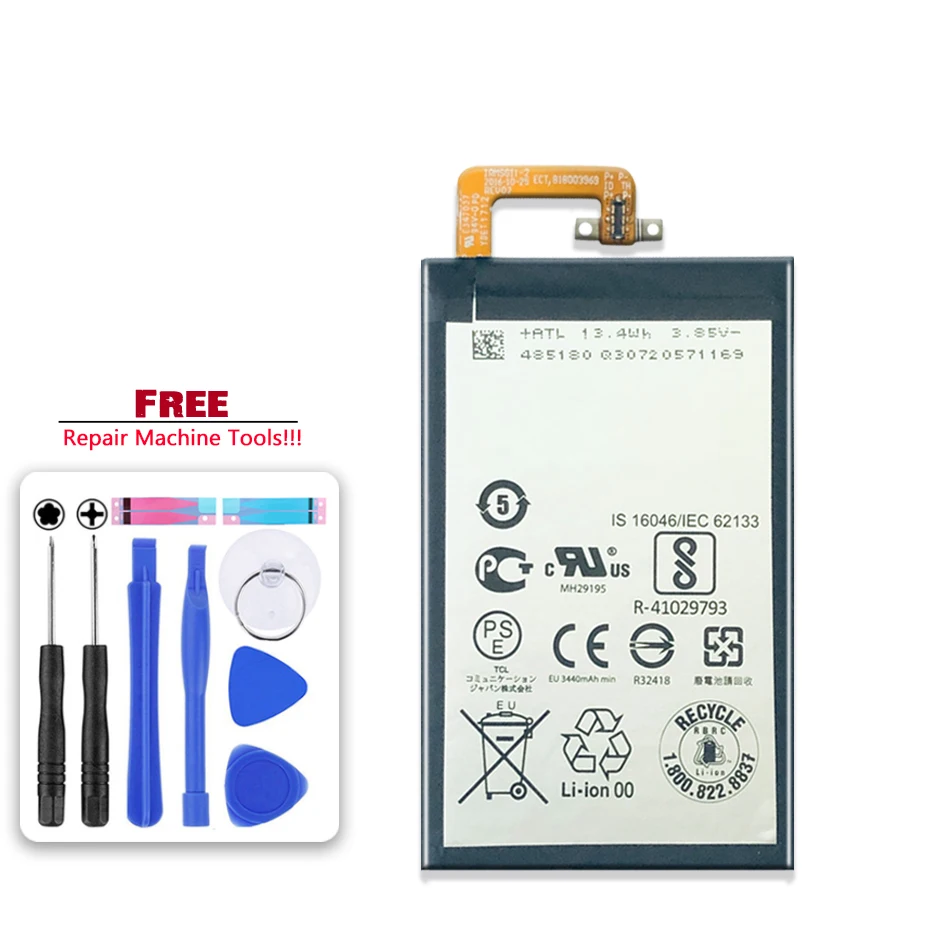 Оригинальный аккумулятор Kikiss BAT-63108-003 3440 мАч для BlackBerry KEYone KE Yone