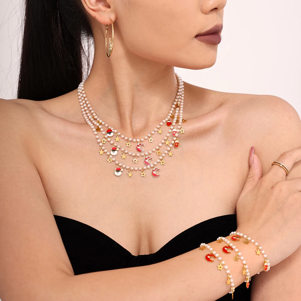 Комплект бижутерии для женщин Nivora Moon Star