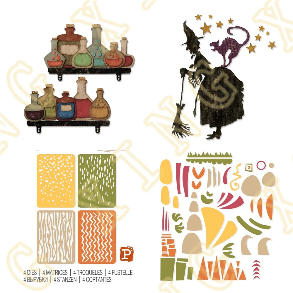 

Witchcraft Thinlits Die Metal Cutting Die Scrapbook Embossed Paper Card Album Craft Template Cut Die Stencils New 2023 Arrival