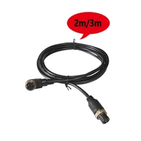 gx 16 4pin sewer drain pipe camera replace wire 2m 3m endoscope video connection cablefemale to female 90180 degree bend