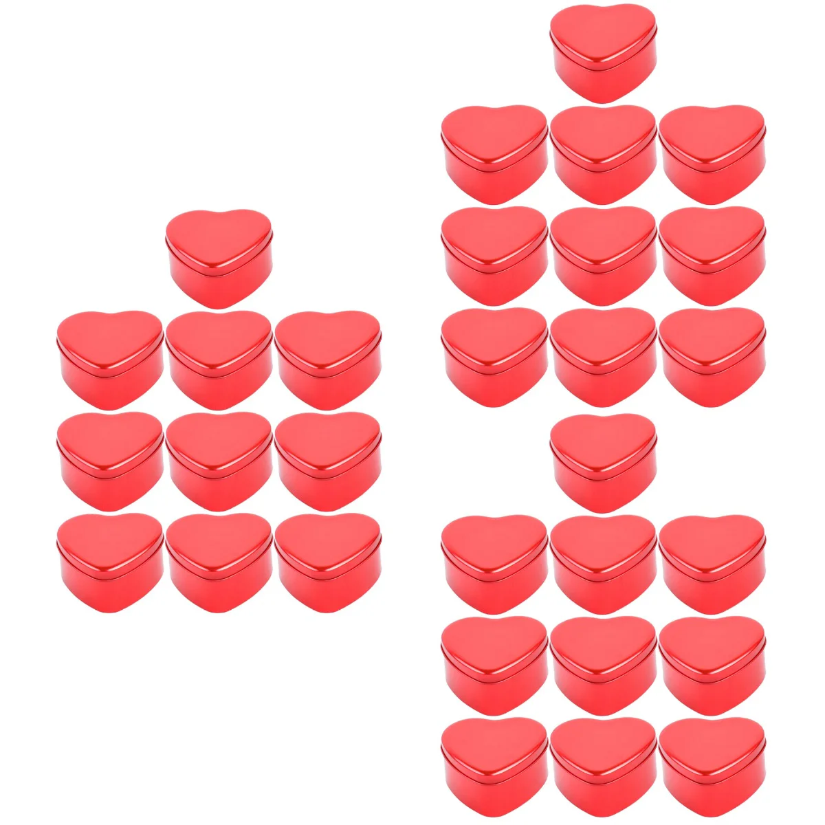 

Металлические декоративные жестяные контейнеры для хранения конфет и сердца