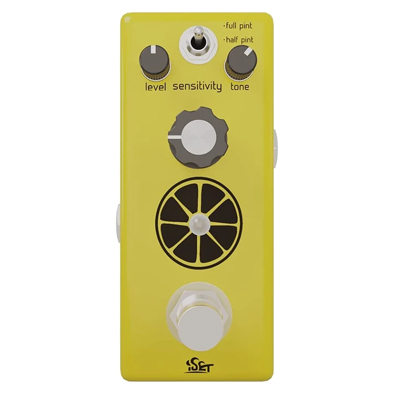 ISET Компрессорная гитарная педаль аналоговый лимонный компрессионный эффект для