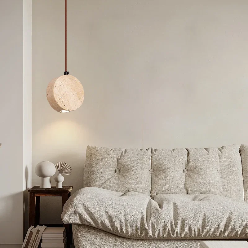 Скандинавская Ретро Натуральная люстра Huangdongshi японская креативная