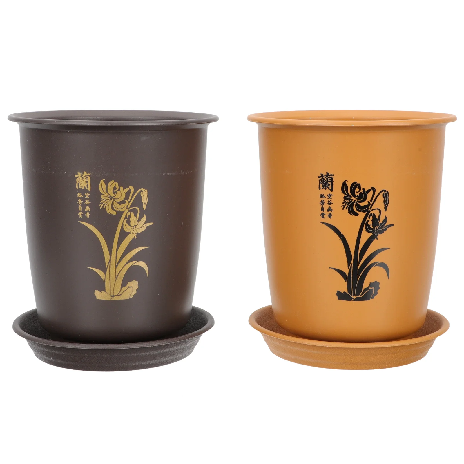 

Pot Pots Planter Orchid Flower Nursery Succulentbonsai Container Holes Largeflowerpot Traytraining Decorativeceramic Drip