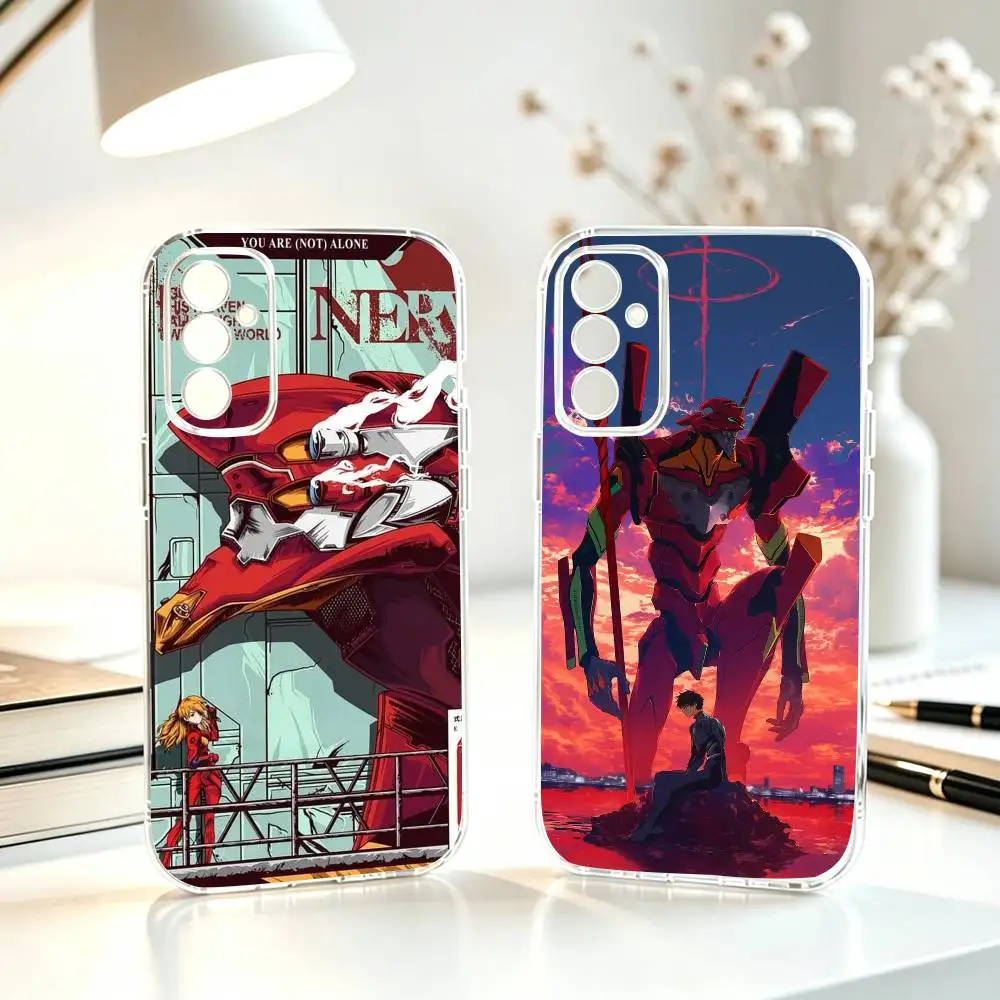 Фото Чехол для телефона EVA n-Neon g-Genesis e-Evangelion, прозрачный силиконовый мягкий чехол для Samsung A10,12,20,21S,30,31,40,50,51,52,70,71 №1