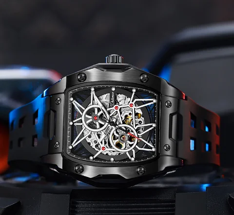 Хит продаж 2025 новые мужские полностью автоматические механические часы