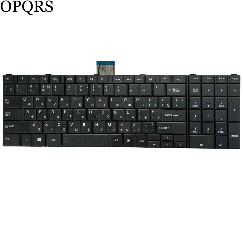 NEW Russian Keyboard for Toshiba Satellite C50-A C50-A506 C50D-A C55T-A C55-A C55D-A RU | Replacement Keyboards