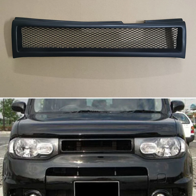 For Nissan Cube 2009 2010 2011 2012 2013 Year Front Bumper Racing Grille Grill Body Kit Accessorie