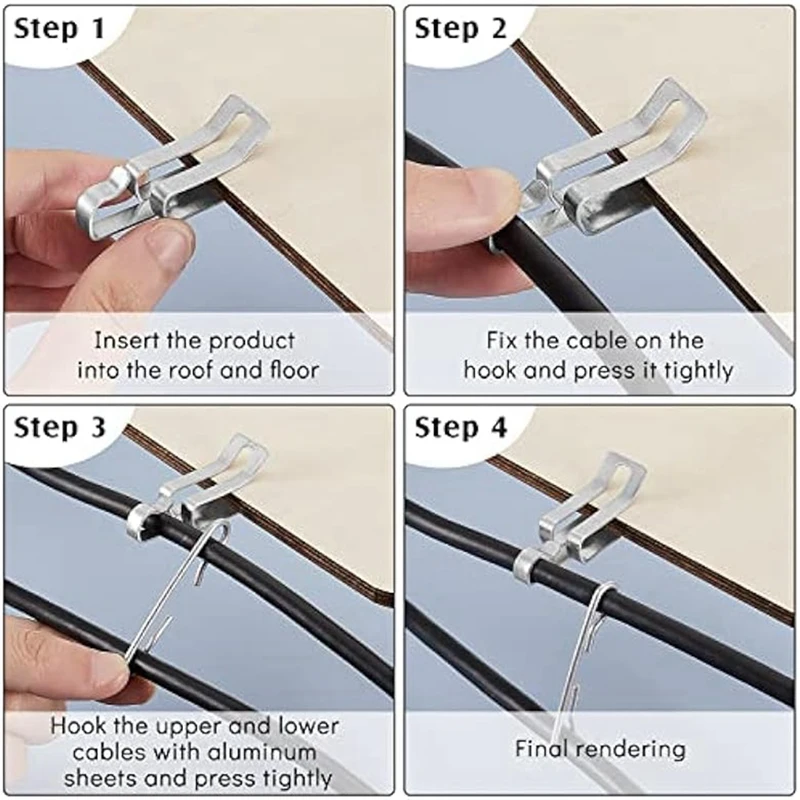 192 шт. прочные кабельные зажимы