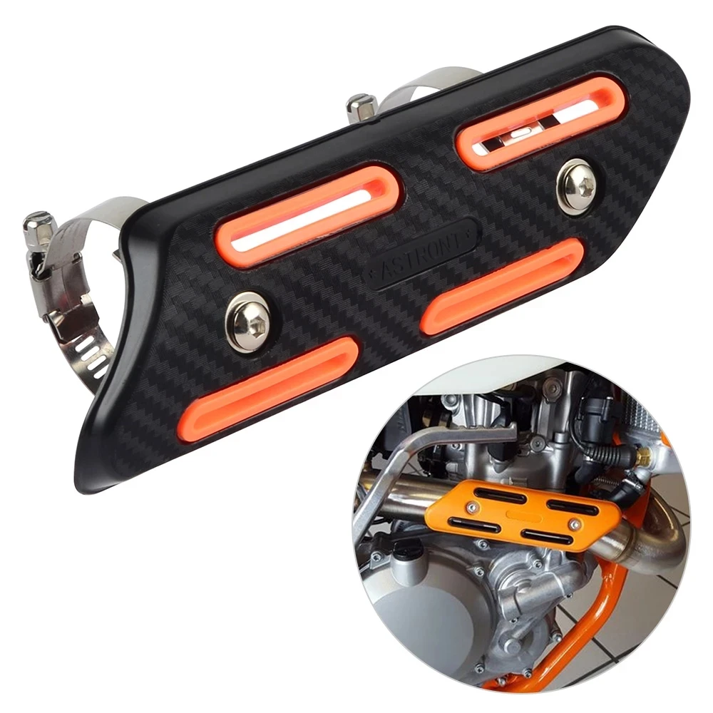 

Universal Motorcycle Exhaust Pipe Heat Shield Cover Moto Universal Protector Spare Parts Anti-Scalding Accessories 25-51mm