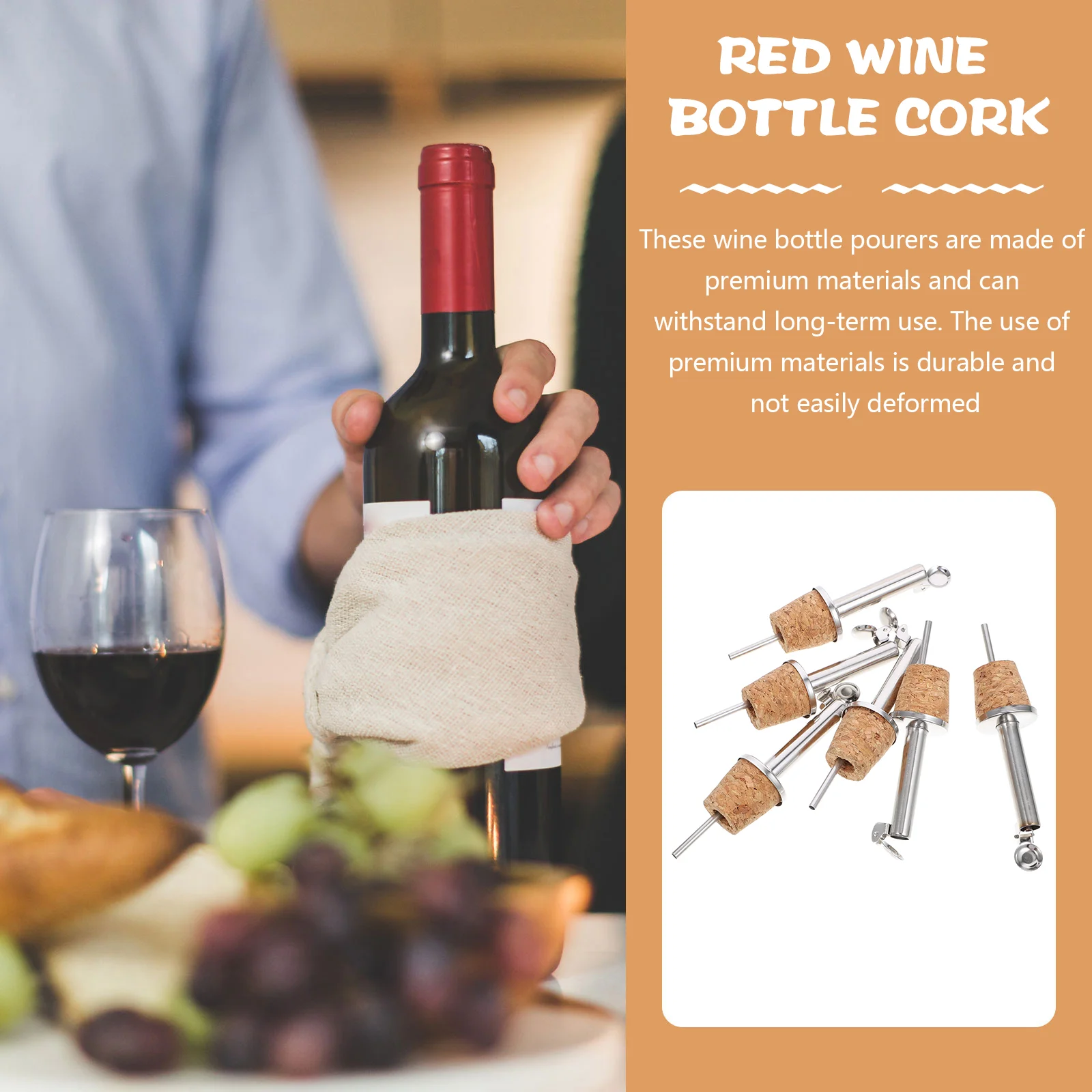 6 шт. дозаторы для масла в бутылке